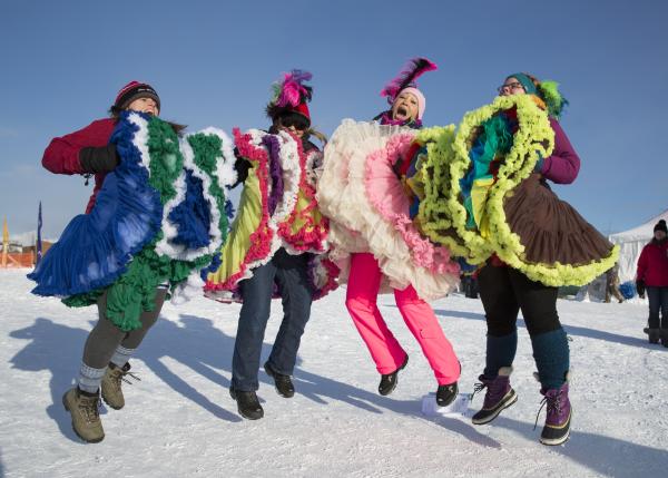 Showshoe Shufflers jump at Yukon Rendezvous Festival