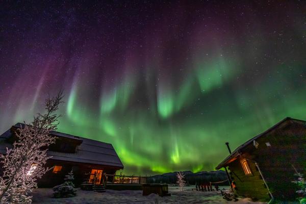 Northern lights at Northern Lights Resort and SPA
