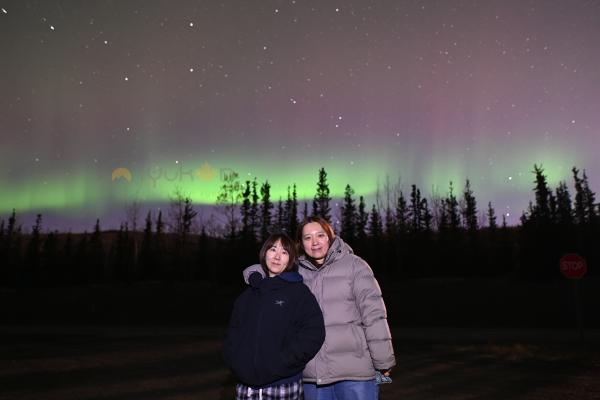 Two friends under the Aurora in October 2026