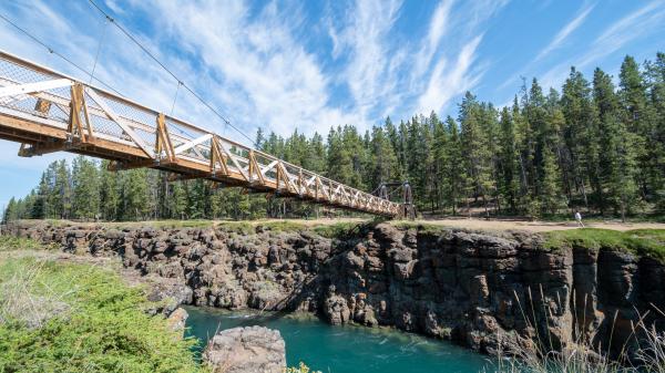 Bridge over Miles Canyon in Whitehorse