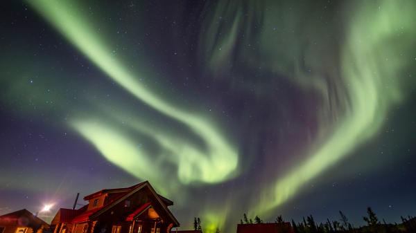 Northern lights at Northern Lights Resort and SPA 