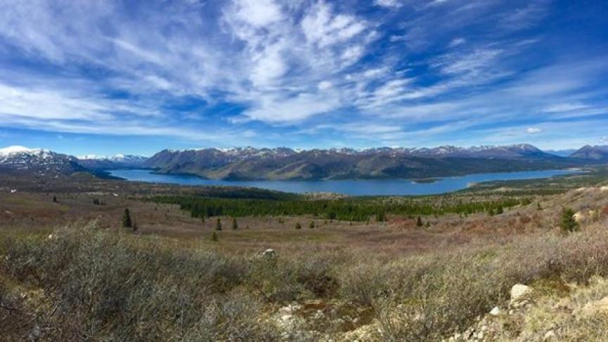 The view from the Fish Lake trail