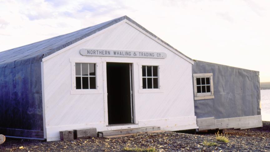 A historic building on Herschel Island