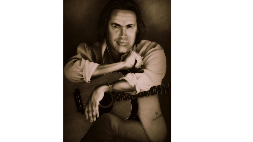 Portrait of Dan Fogelberg by Shirley Ambrose