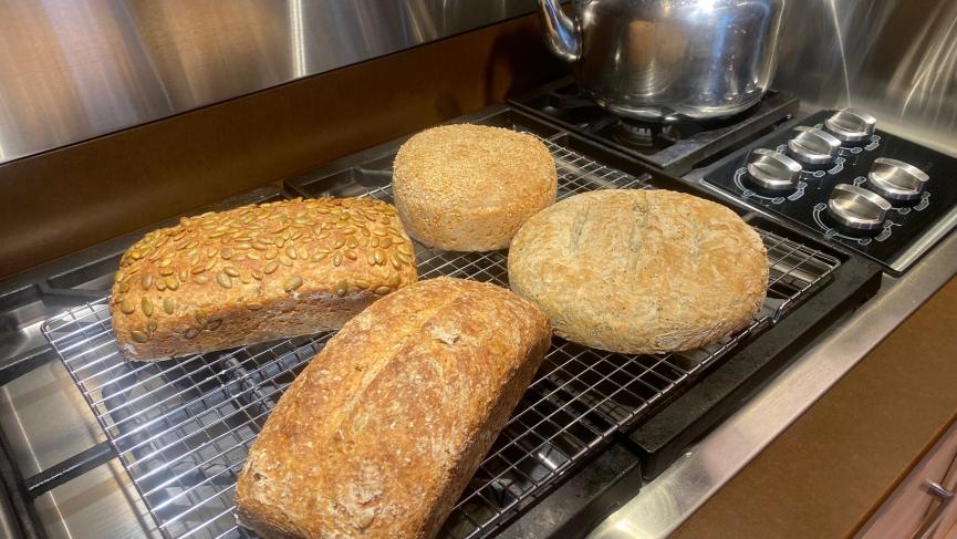 Homemade bread