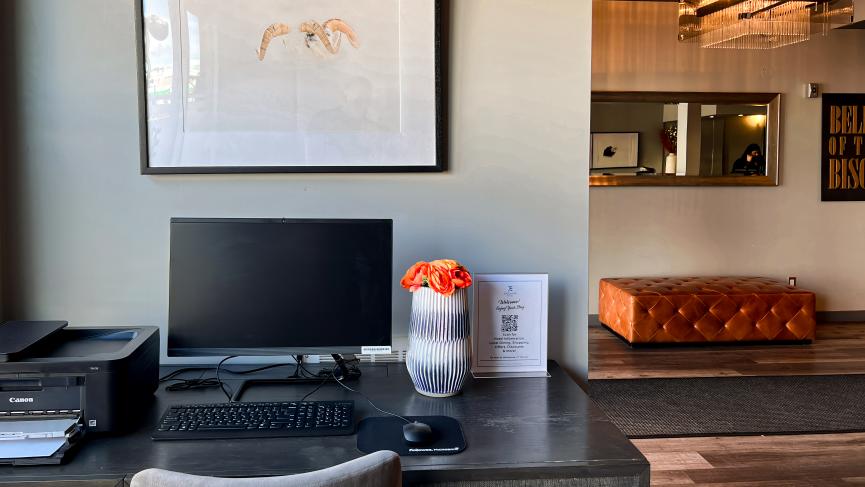 Edgewater Hotel Lobby Business Centre