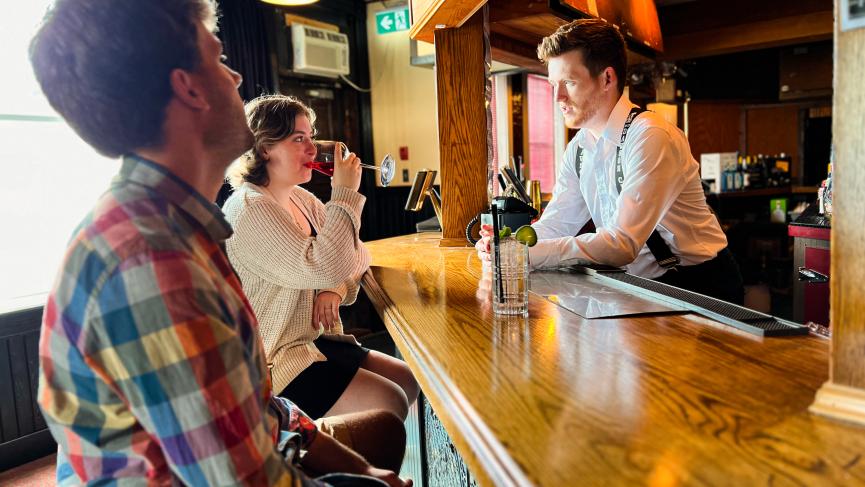 Midnight Sun Lounge in Dawson City