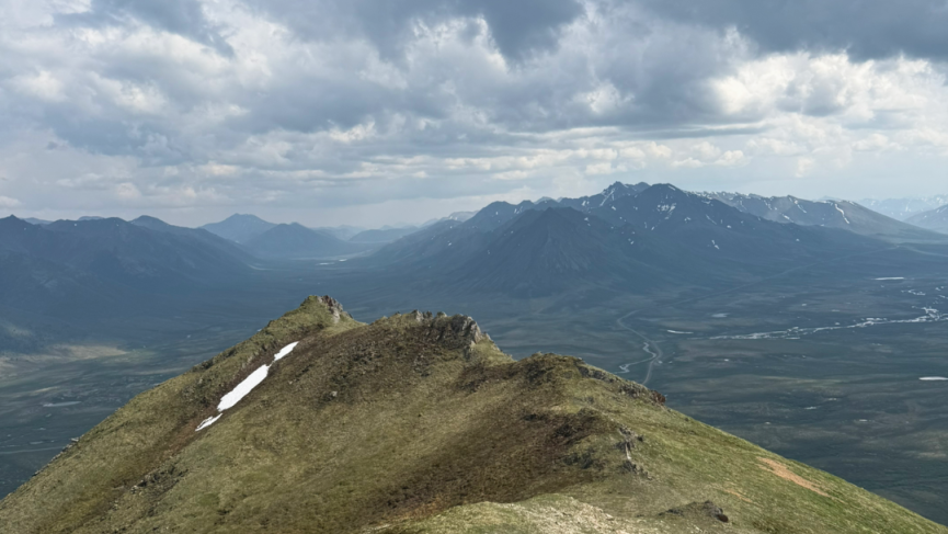 Group hiking Tombstone Territorial Park