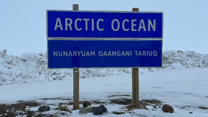 Arctic Ocean sign