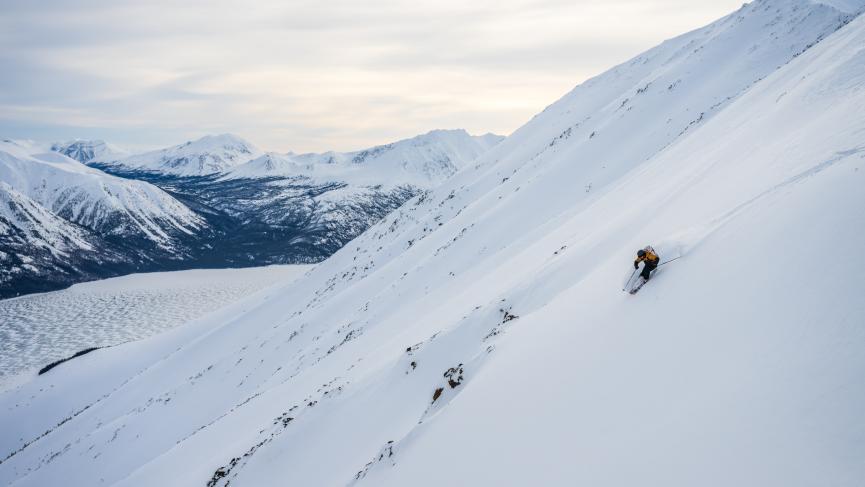 Skiing in the Yukon