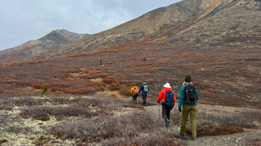 Hiking Golden Sides in the fall Tombstone
