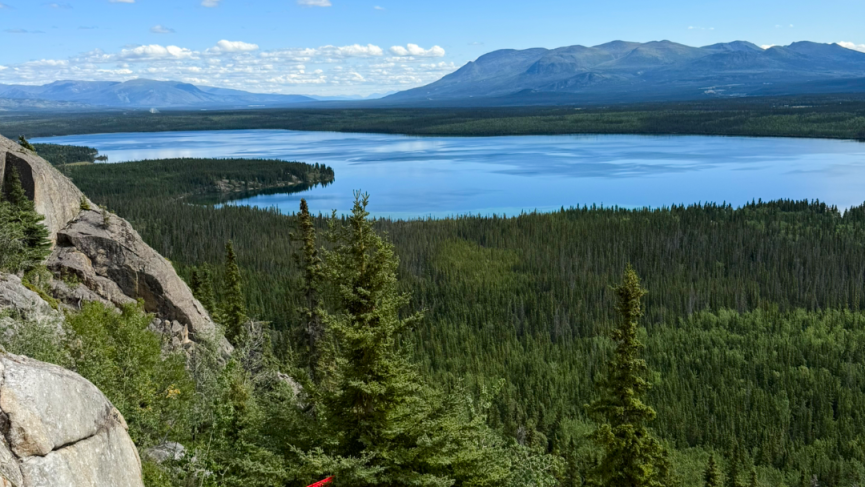 Rock climbing Paint Mountain Haines Junction