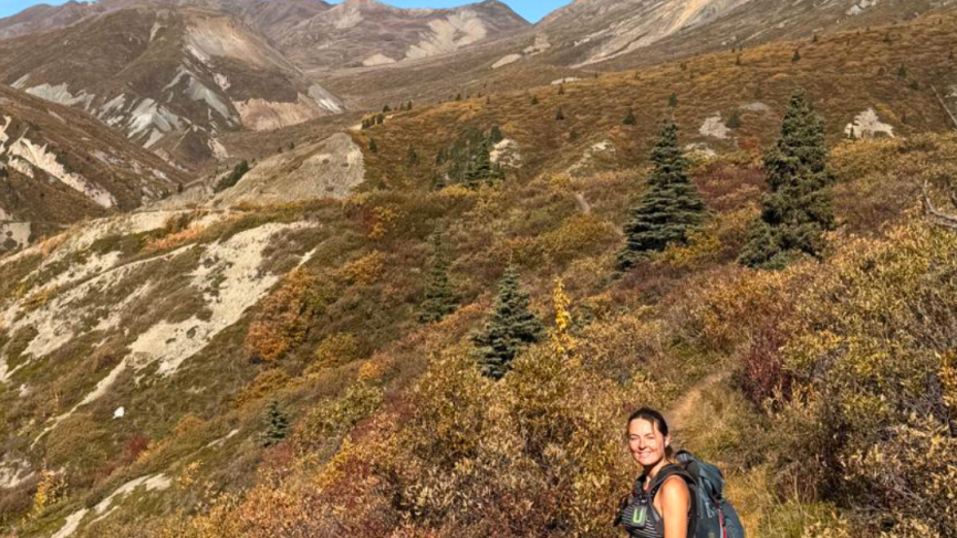 Hiking Sheep Creep Kluane National Park