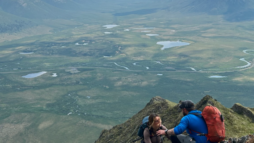 Hiking Scrambling Tombstone Territorial Park