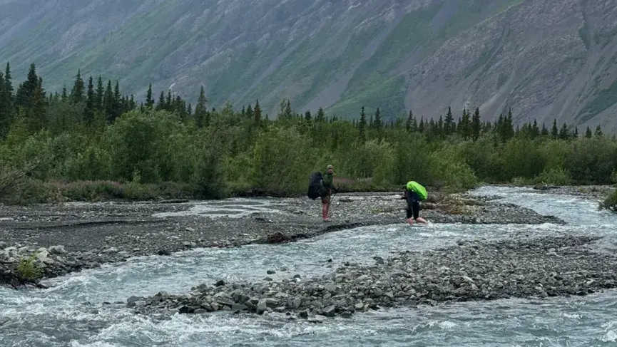 River crossings on the Cottonwood trail
