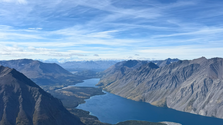 View from King's Throne summit Kluane National Park