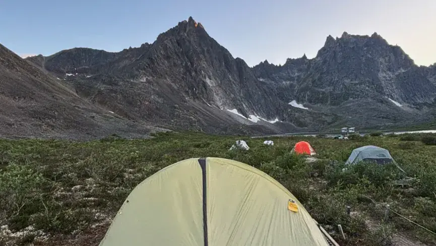 Campsite Grizzly Lake