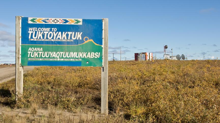 Tuktoyaktuk sign
