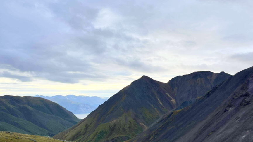 Backcountry camping Bock's Lake Kluane