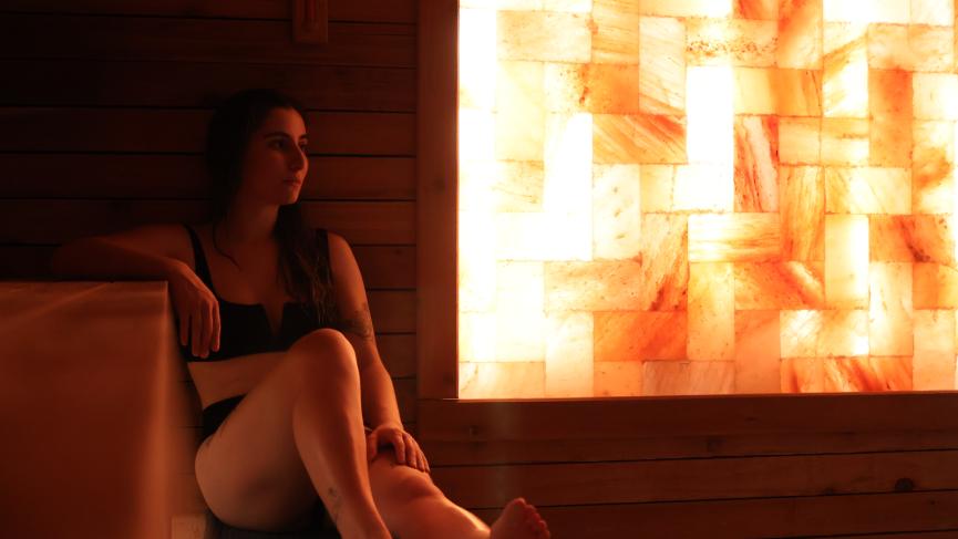 Sauna at Eclipse Nordic Hot Springs