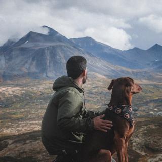Yukon Built windbreaker in action.