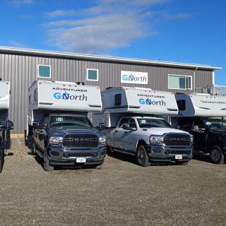 Whitehorse Station with Truck Campers infront