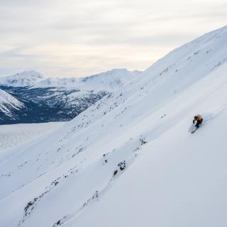 Skiing in the Yukon