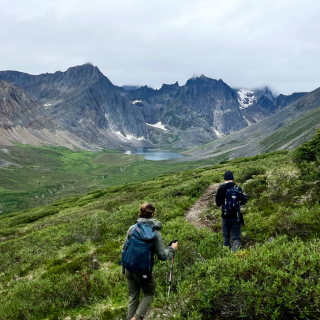 Hikers on Grizzly Lake trail Tombstone