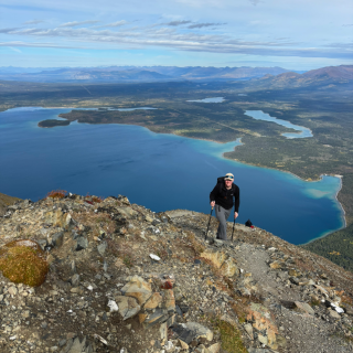 Hiker on King's Throne