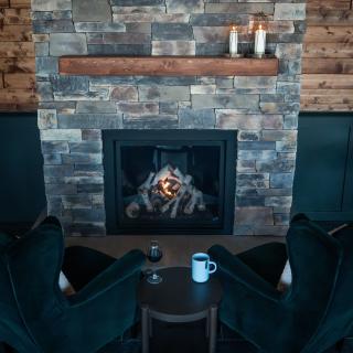 Armchairs by the fire