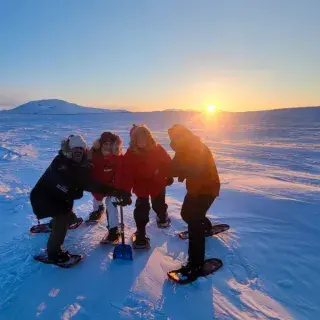 Snowshoeing in Tombstone Territorial Park