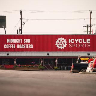 Icycle storefront in Whitehorse