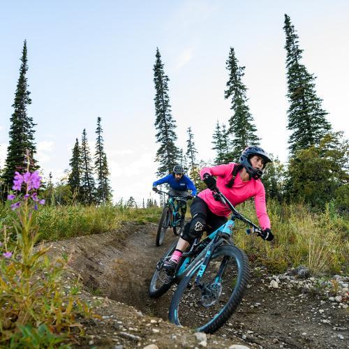 mountain biking at mount sima