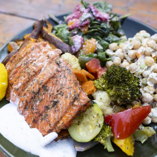 Plate from village bakery