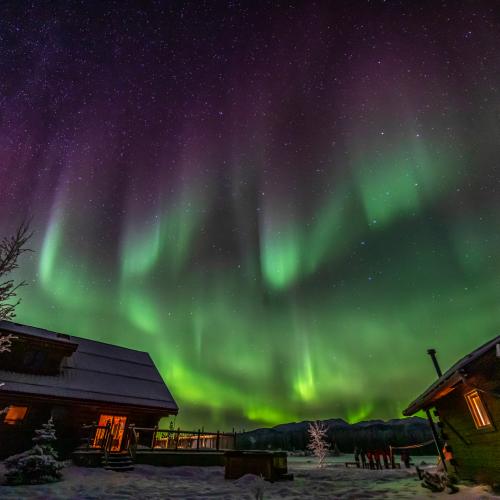 Northern lights at Northern Lights Resort and SPA
