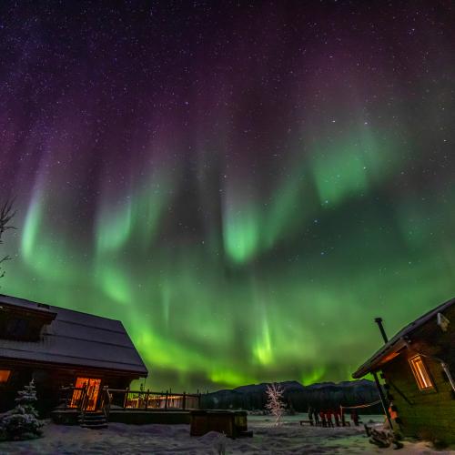 Northern lights at Northern Lights Resort and SPA
