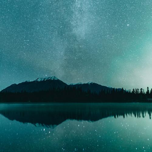 Northern Lights over Kathleen Lake