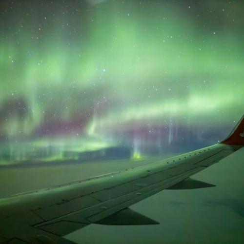 Northern lights at Northern Lights Resort and SPA 