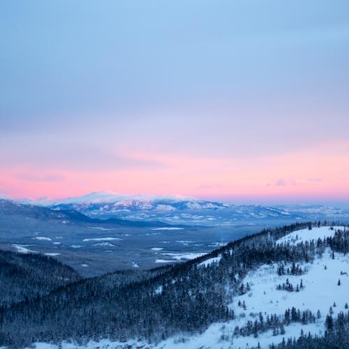 A beautiful sunset at mount sima