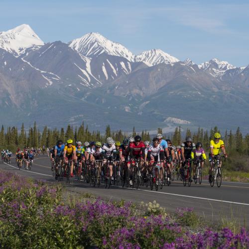 Image still from Kluane Bike Relay