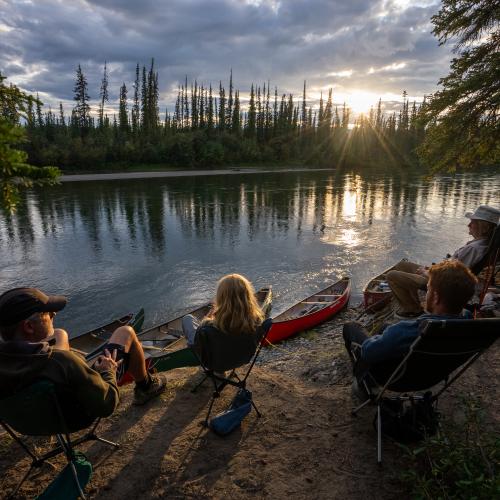 Family Camping at big salmon