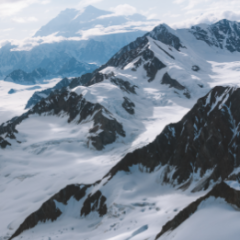 Snowy mountains