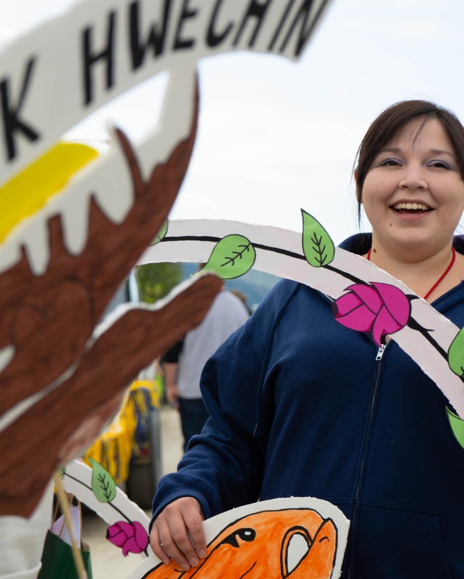 Tr'ondek Hwech'in Discovery Day celebrations in Dawson City