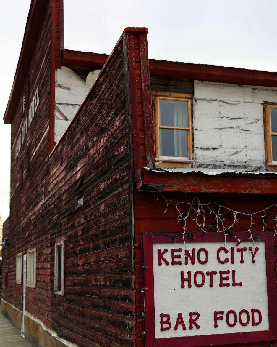 A decrepit old hotel