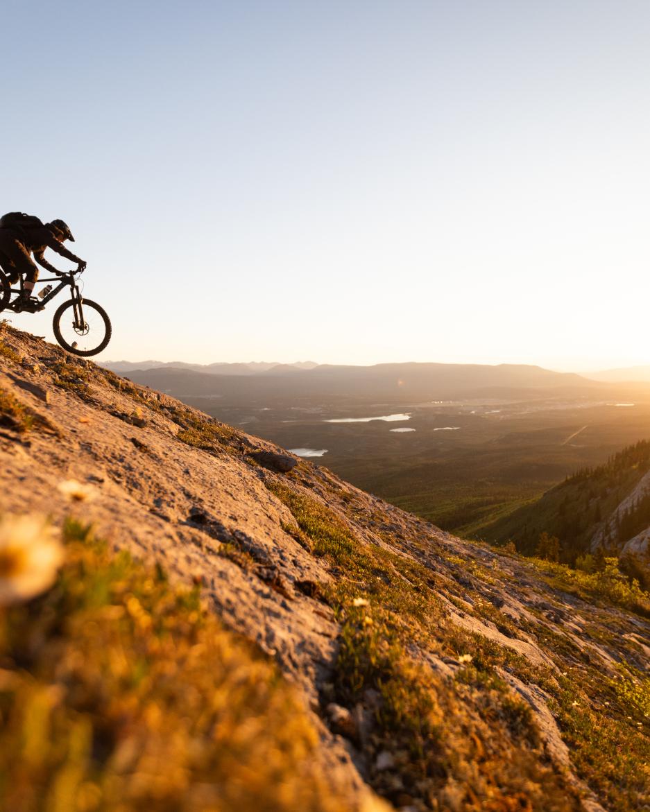 Biking under the midnight sun
