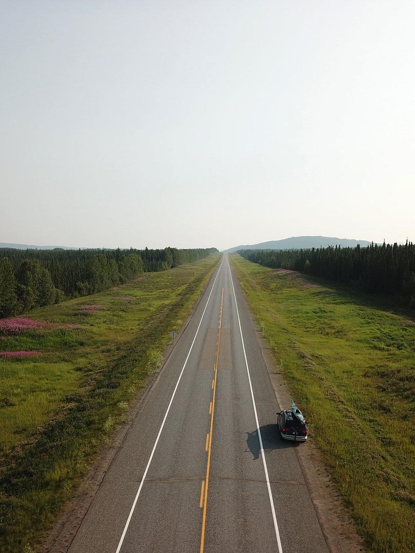 driving to inuvik in the summer