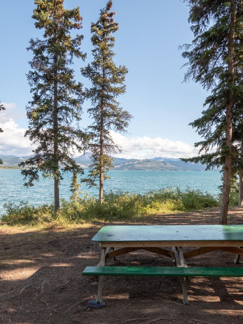 Lake Laberge camground