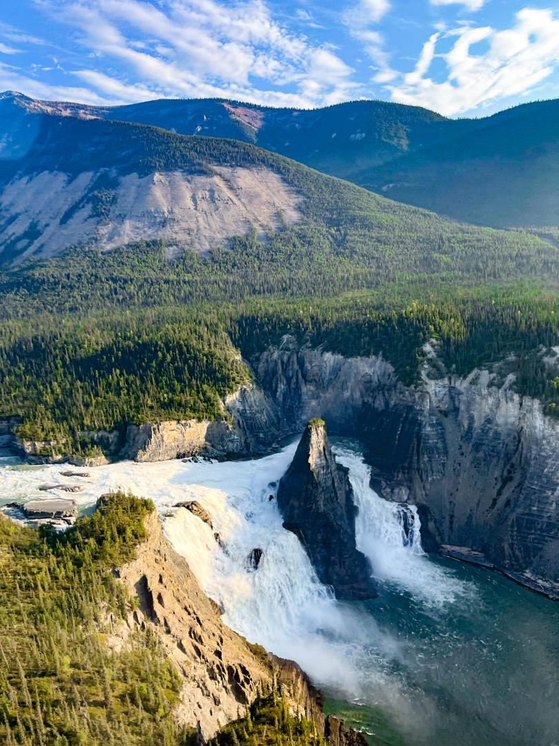 Fly over Virginia Falls