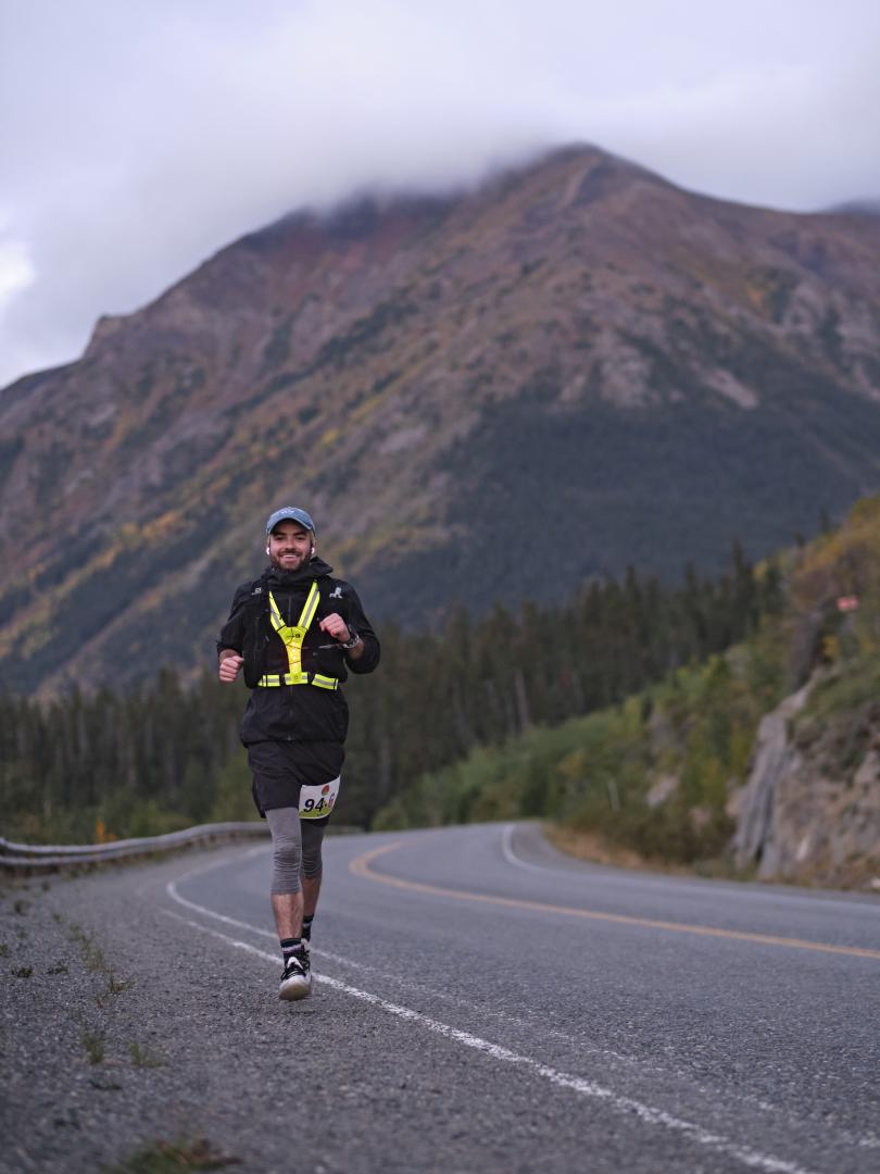 runner on the south klondike highway