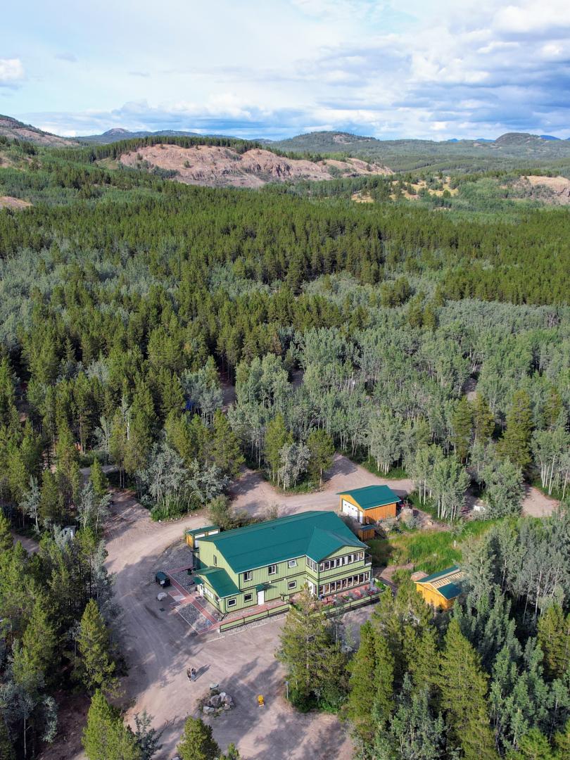 The campground and airbnbs, located beside Eclipse Nordic Hot Springs